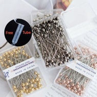 Hijab pin Golded Pearl Jarum peniti Dressmaker pin Pin Hijab Needles Hijab Pin Multipurpose pin pin 