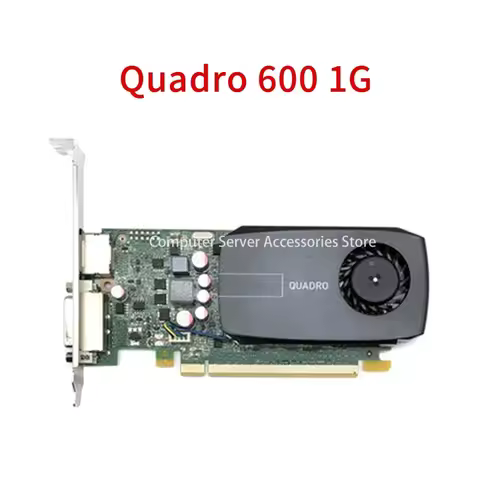 Original For Quadro 600 1GB Professional Graphics Card CAD/PS Graphic Design DVI DP Workstation Home