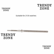 TRENDYZONE Watch Winding Stem, Silver Alloy 3135 Movement Parts, Replaceable Protect Packaging 2135 