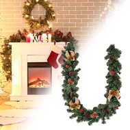 Artificial Christmas Garland Decoration 5.9ft Christmas Decoration with Pinecones for Indoor Outdoor