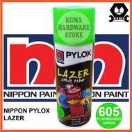 NIPPON PYLOX SPRAY PAINT- 605 FLUORESCENT GREEN