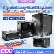 4U/6U/9U/12U Network Switch Cabinet Double Layer Wall Mounted Efficient Heat Dissipation Server Rack