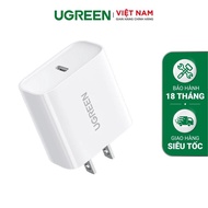 Ugreen CD137 20W USB-C fast charger High charging capacity, safe | 1 for 1 | 60449