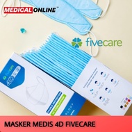 MASKER FIVECARE 4D 4PLY FILTER MASKER MEDIS EVOPLUSMED MEDICAL ONLINE