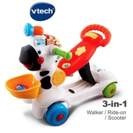 Vtech 3 In 1 Zebra Scooter Baby Walker/Toddler Ride On Toys/Kids Scooter For 1/ 2/ 3 Years Kids Toys