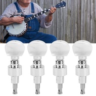 Banjo Pearled Pegs Banjo Geared Machine Geared Tuner Machine for Musical Instrument Home