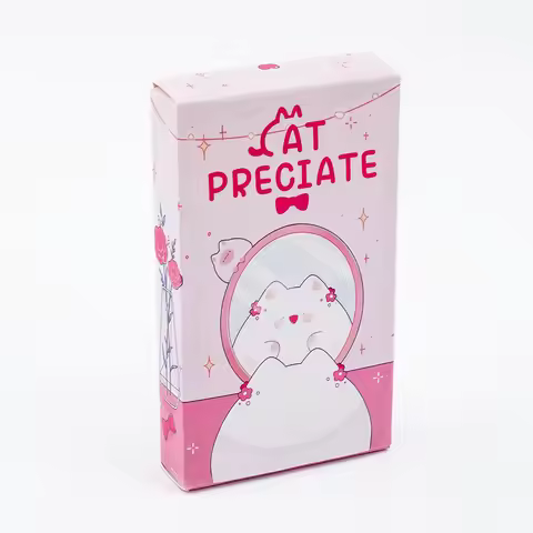 Cat Preciate Tarot 48 Cards(22 Major & 26 Oracle Cards) English Visions Divination Edition Deck Boar
