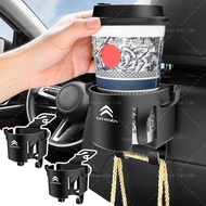 1/2pcs Multi-functional Car Rear-seat Hooks Car Drink Cup Holder for Citroen C1 3 6 BX CX GT C4 C5 C