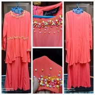 FEMINA COLLECTION JUBAH DRESS NIKAH/TUNANG (PRELOVED)