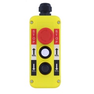 【VVL】-Electric Crane Remote Control Push Button Emergency Stop Switch Rainproof UP Down Hoist Switch