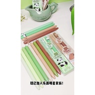 Lopet Lepai Panda Retractable Twist Pen Cartoon Cute High-value Gel Pen Student Homework Brush Quest