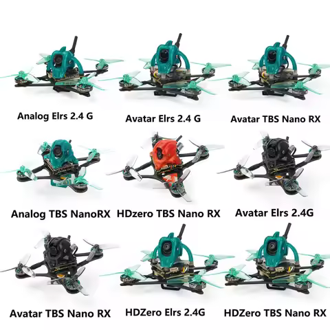 Sub250 Nanofly20 2S Analog HDzero Avatar with Elrs / TBS Nano RX Receiver Mini FPV Drone