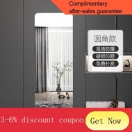 YQ22 Acrylic Hd Soft Mirror Self-Paste Wall Home Dressing Mirror Wardrobe Interior Full Body Mirror Lens Wall Sticker