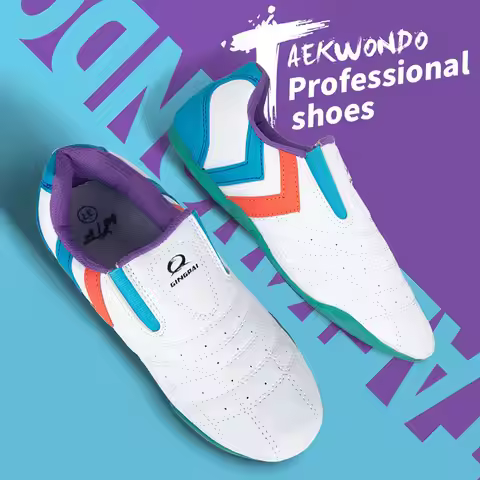 Breathable Taekwondo Shoes Karate Kung Fu Wrestling Martial Arts Shoes Women Men Adult Children Soft