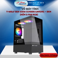 Case T-Wolf Sea View CG400B Gaming Black - Genuine Product