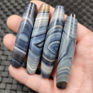 Beads Loose Beads Agate Tangling Accessories Jewelry Agate Brown Peacock Blue Lezi Passepartout Jade