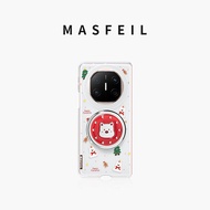 MASFEIL | เคสโทรศัพท์แม่เหล็กบางพับได้พร้อมขาตั้งสำหรับ Huawei Mate X3 X5