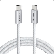 Anker Zolo PD 240W USB C to USB C Cable Braided and Dirt-Free Type C Fast Charging Cable Slim Connec