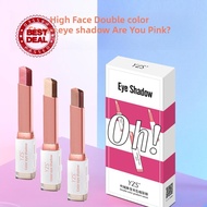 2 In 1 Gradient Eyeshadow Stick Waterproof Sweatproof Eyeshadow Shimmer Two Tone Eye Shadow Eye S6a6