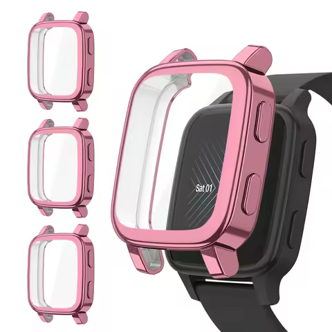 Soft TPU Screen Protective Case For Garmin Venu SQ 2/SQ 2 Music Cover Bumper Protection Shell For Ga