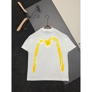 Evisu/Fushen 2026 Early Spring New Style Short-Sleeved T-Shirt Men's Women's Couple Style Base Inner