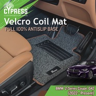 Cypress Car Mats BMW 2 Series Coupe (2022 - Present) 2nd Gen, G42 | Anti slip | Velcro Base