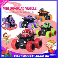 Kids Mini 4WD Truck Toy 4 Wheels Monster Trucks DIY Educational Stunt Car Children Toys Car Plastic 