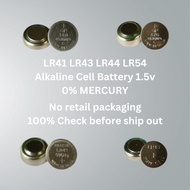 LR Alkaline Cell Battery 1.5v LR41 LR43 LR44 LR54 电池 Bateri