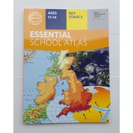 Book Global Map English PHILIP'S ESSENTIAL SCHOOL ATLAS 97Page