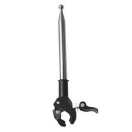 1.2M Telescopic Flag Pole Stainless Steel Pole Flag Waving Flagpole Flag Pole Car Holder for Car Tru