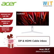 Acer Nitro XZ306CX Curved Gaming Monitor - 29.5"/1ms VRB/2560x1080/200Hz/VA Panel/Speaker/200Hz/3 ye