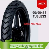 BAN LUAR FDR TUBELESS 90/90-14 SPARTAX