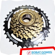 Terlaris ORIGINAL SHIMANO SPROCKET MEGARANGE 14 - 34 T 7 / 6 SPEED