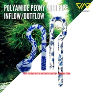 VIV Polyamide Peony Mini Pipe Outflow & Inflow 10mm/ 13mm