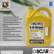 OSCAR D-40 Ultragard SAE 40 Diesel Engine Oil (4L)