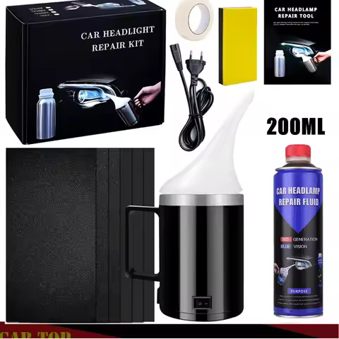 Car Headlight Restoration Kit Polymer Liquid Headlight Renovation Clean Lamp Renovation Agent Car He