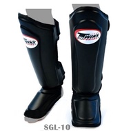 Twins special shin guards SGL-10 ( SMLXL) Genuine leather  Training MMA K1 สนับแข้งทวินส์ สเปเชี่ยล 