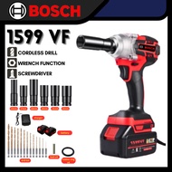 BOSCH 1599VF 3in1 Impact Wrench 880N.m 6 Size Cordless Electric Impact Wrench Screwdriver Drill Cordless Impact Driver