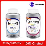 Centrum Silver  50+ Multivitamin Supplement, 200 Tablets（Men/Women）