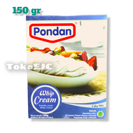 Pondan Whip Cream Whipping Cream Whip Krim 150gr Box