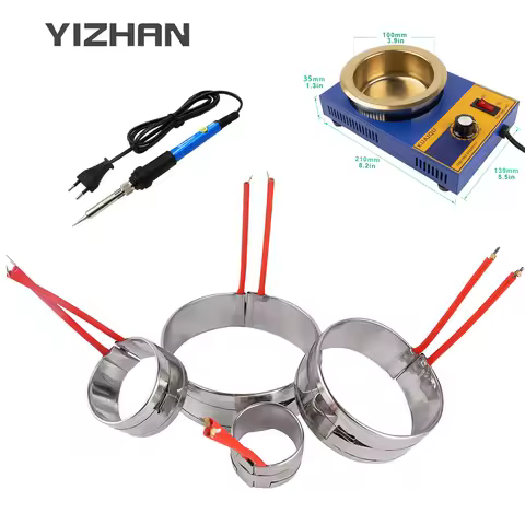 YIZHAN Heating Element For Solder Pot Tin Soldering Machine Ceramic Internal Tin Furnace Desoldering