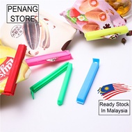 10pcs Reusable 11cm Food Plastic Bag Sealing Clips - 11cm sealer sealing clip candy color plastic 11