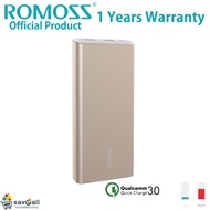 ROMOSS GT PRO QC3.0 10000MAH POWER BANK CHAMPAGNE GOLD (NB10-303-01)