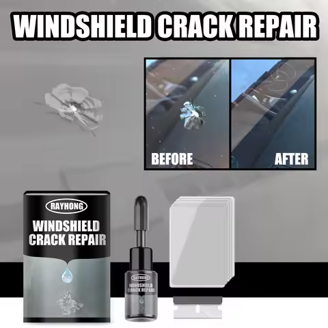 Car Windshield Crack Repair Fluid Car Window Cracks Gone Glass Repair Kit DIY Windscreen Scratch Cra