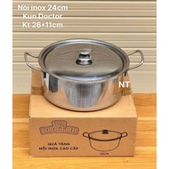 Stainless Steel Pot 24CM Stainless Steel 430 High Quality Hkm Cheap Price
