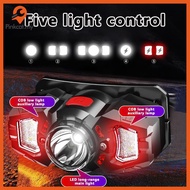 Pinkcat Outdoor LED Headlamp Smart Sensor Dual Light Source Headwear 10-15h Fishing Light MY
