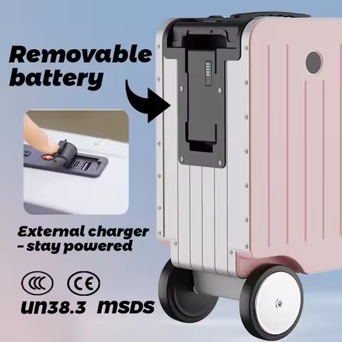 Maleta Fengjiu 20'' para Cabina – Resistente 150kg, Certificado CE/3C, Con Asiento Electric Smart Lu