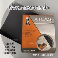 กระดาษทราย กระดาษทรายน้ำ ยี่ห้อ คนแบกโลก Atlas