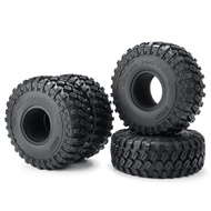 1/10 Axial SCX10/Wraith/TRX4 1.9" Beadlock 123mm Rubber Crawler Tires