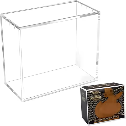 ETB Protective Cover, 5mm ETB Transparent Acrylic Display Box, Compatible with Elite Training Boxes,